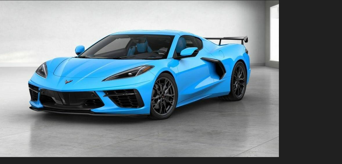 Rapid Blue Corvette C8